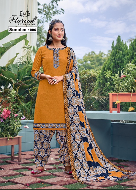 Floreon Sonali Pashmina Print Deisgner Dress Material